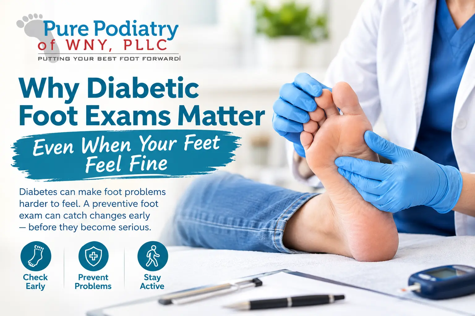 Why Diabetic Foot Exams Matter Even When Your Feet Feel Fine Banner